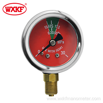 meter metal fire fighting pressure gauges